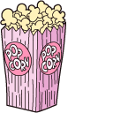 VSCO Girl Sunglasses and Popcorn