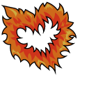 Warrior Cats Firestar and Heart